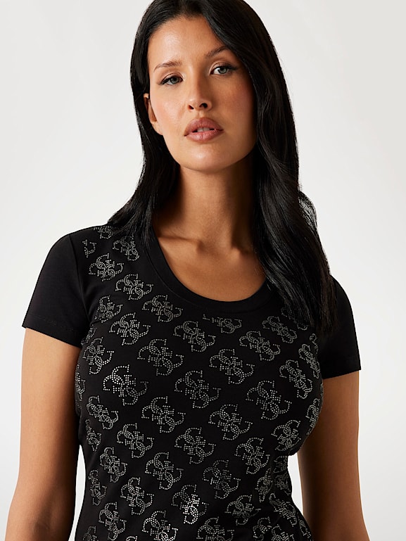 T-Shirt femme souvenirs de corse. T-Shirt strass tête de maure