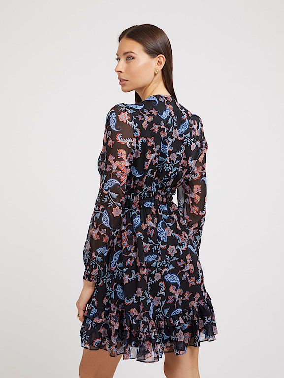 GUESS All over print mini dress