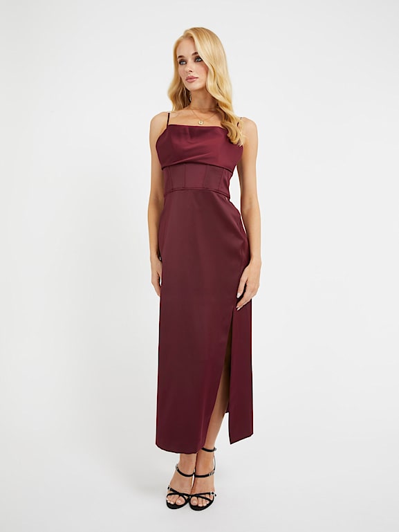 Guess satin dress hot sale