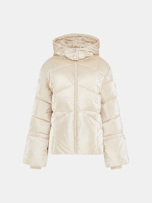 GUESS® Steppjacke Beschichtung Spiegeloptik
