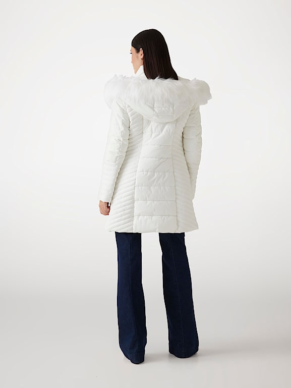 GUESS Doudoune longue coupe slim Femme