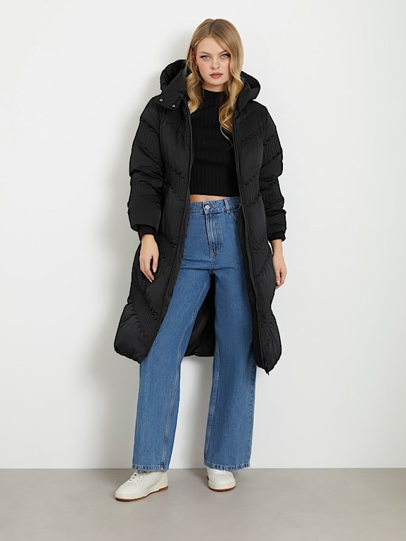 Guess long puffer coat sale