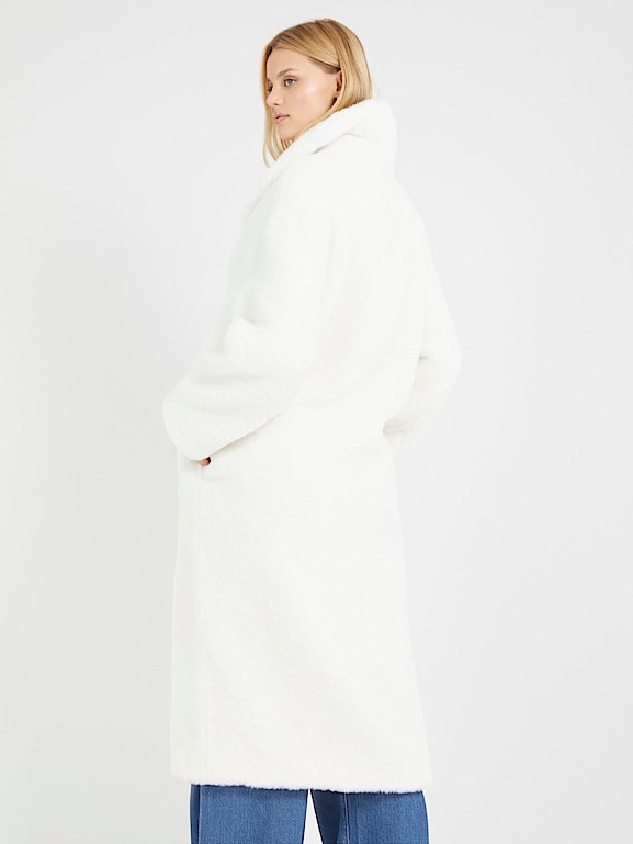 Guess white coats sales