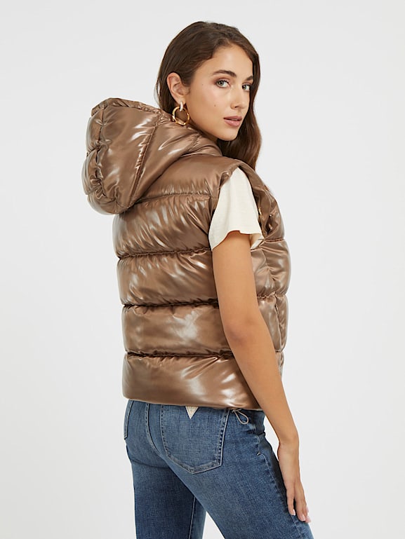 Rose gold outlet puffer vest