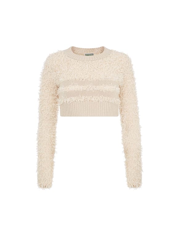 Guess cropped new arrivals jumper