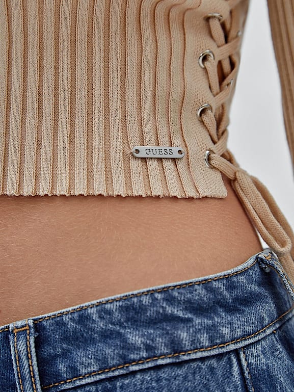 GUESS Originals Side lace up sweater Women