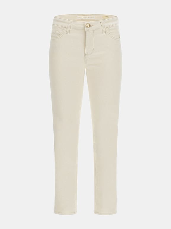 Guess white pants top