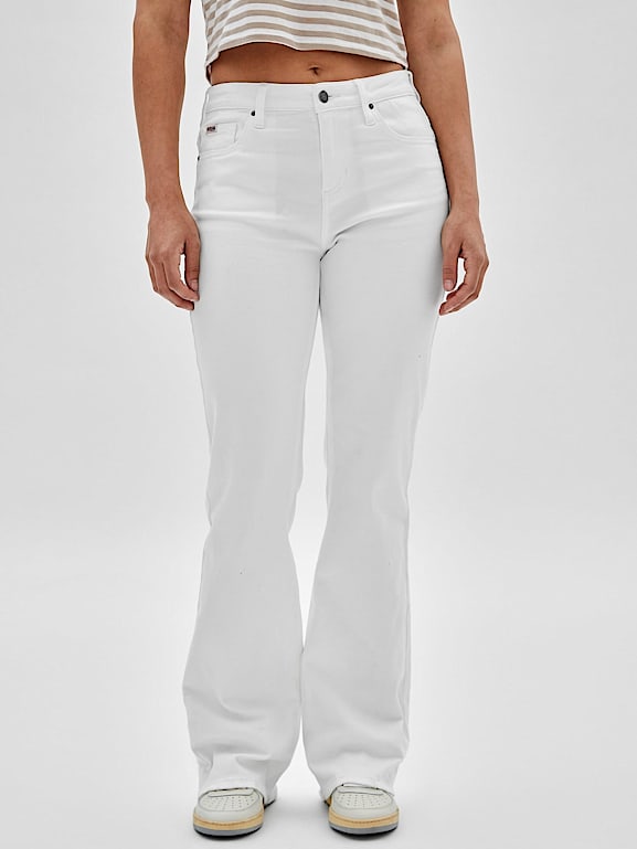 Jean bootcut deals blanc femme