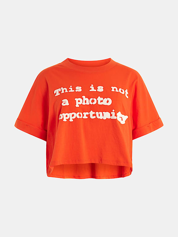 Guess online shirt orange