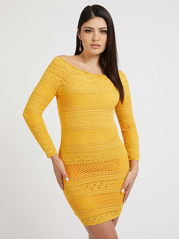 GUESS Crochet sweater dress