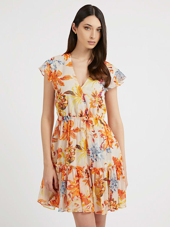 Guess tropical clearance dress