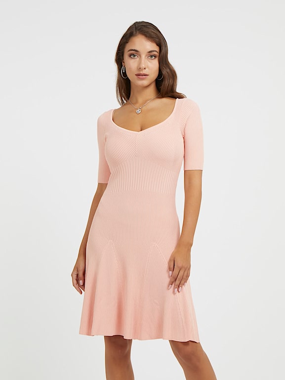 GUESS Fit and flare sweater dress Women