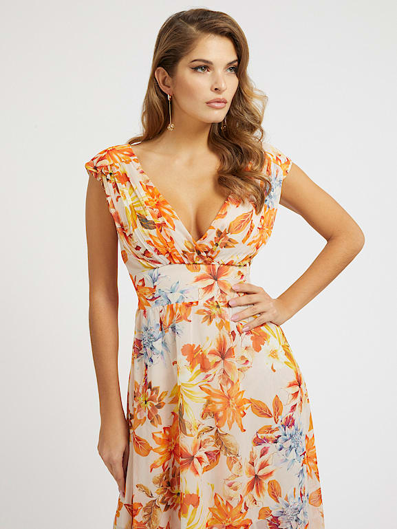 Guess floral dress deals