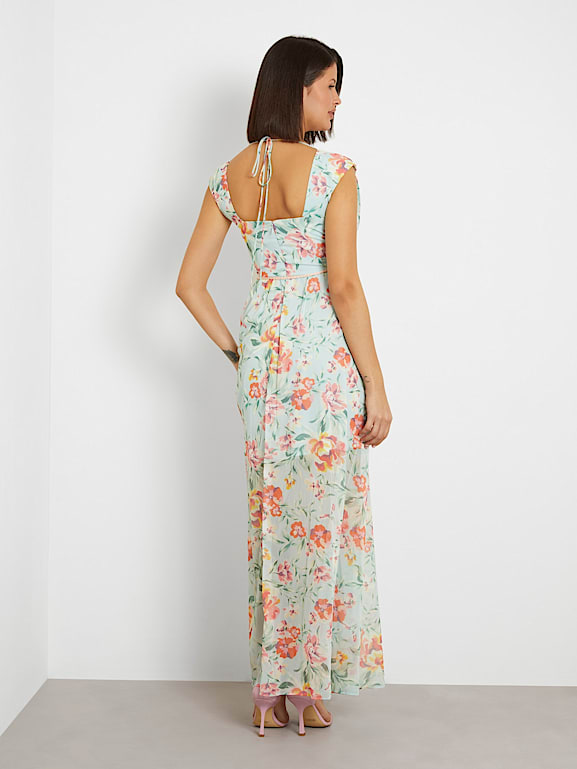 Guess abito lungo floreale shop