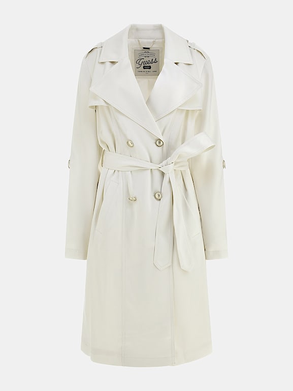 Guess white coat on sale