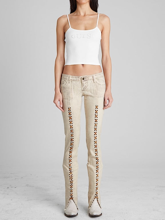 Guess lace deals up jeans