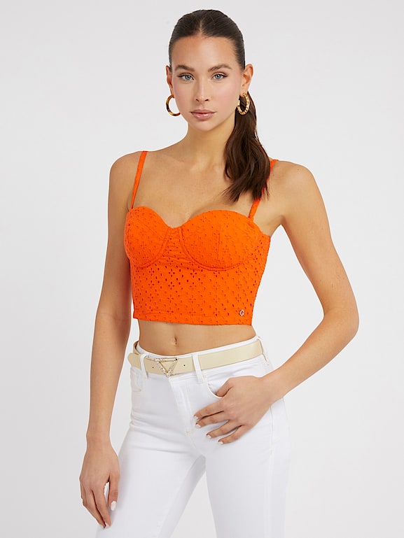 Guess bustier top on sale