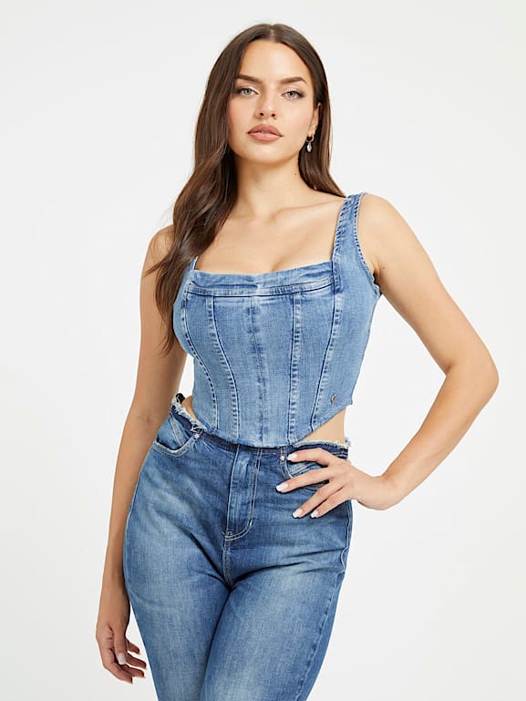 Guess corset jeans discount