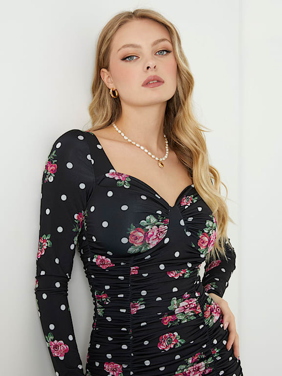 GUESS Mini abito con stampa a pois