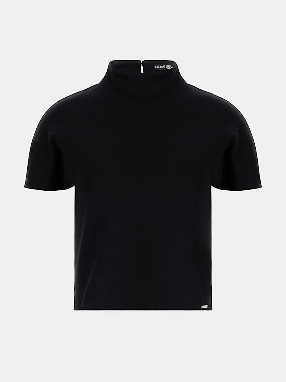 GUESS Turtle neck crop top