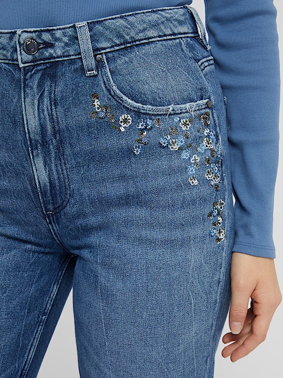 Guess embellished jeans hotsell