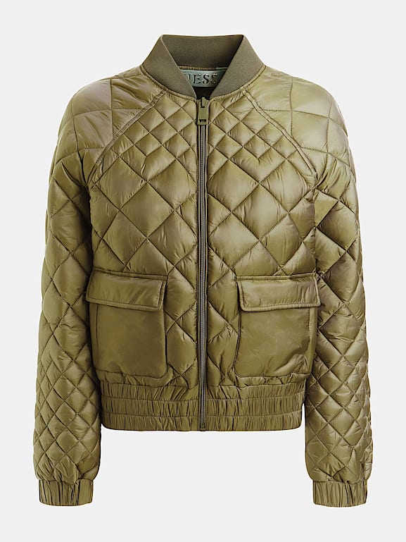 GUESS Quilted bomber Women