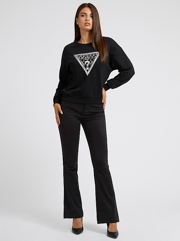 Guess mesh hoodie top