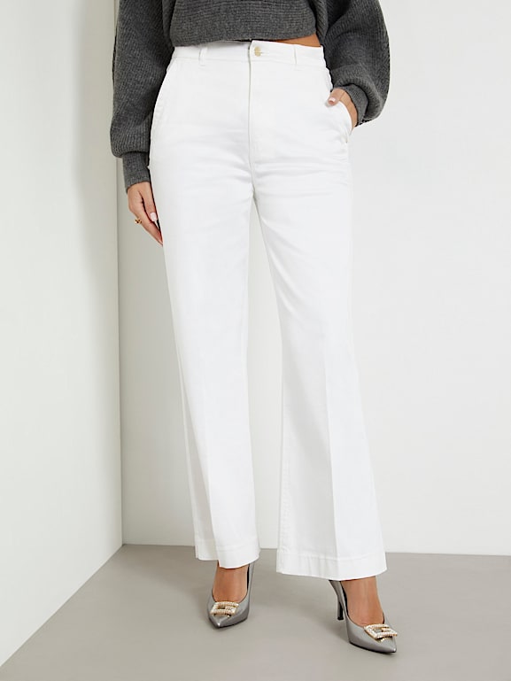 Guess white pants discount
