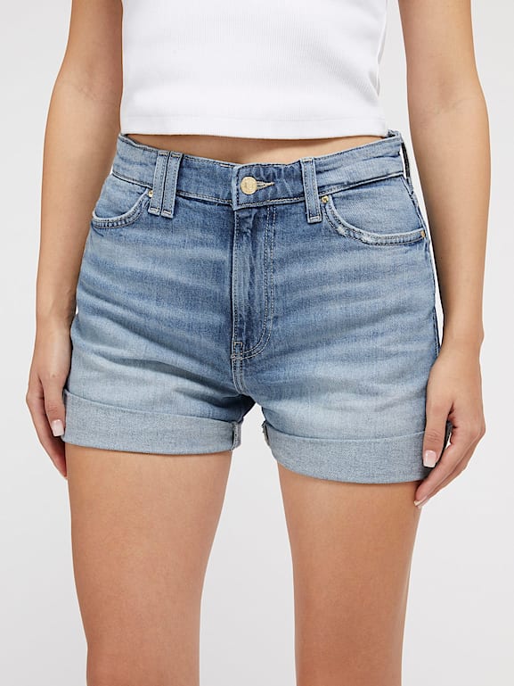 Short jeans guess top