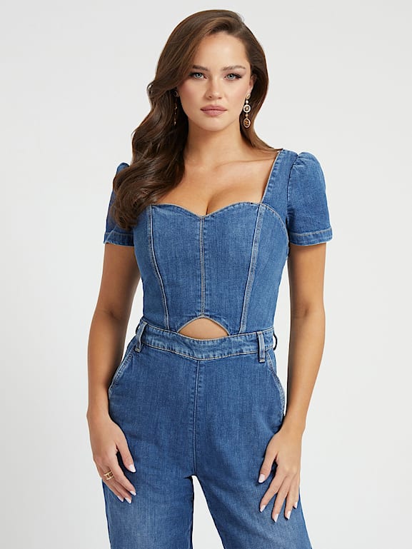 GUESS Tuta in jeans bootcut