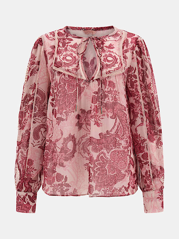 Blusa estampado integral Mujer GUESS Colecciones pasadas
