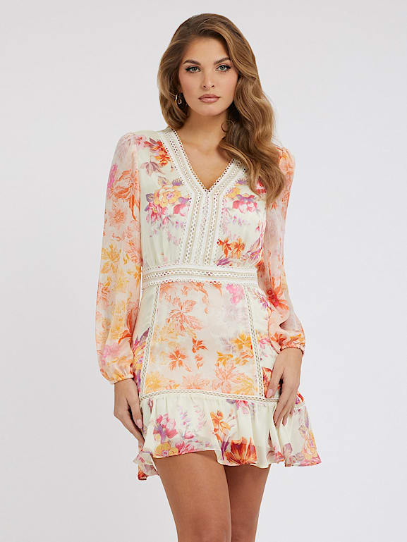 Guess robe imprime floral sales