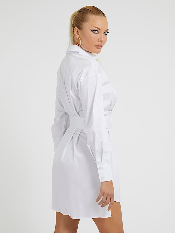 GUESS Vestido camisero popelina