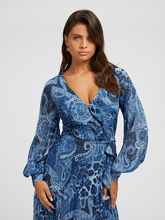 GUESS Lange jurk Paisley print