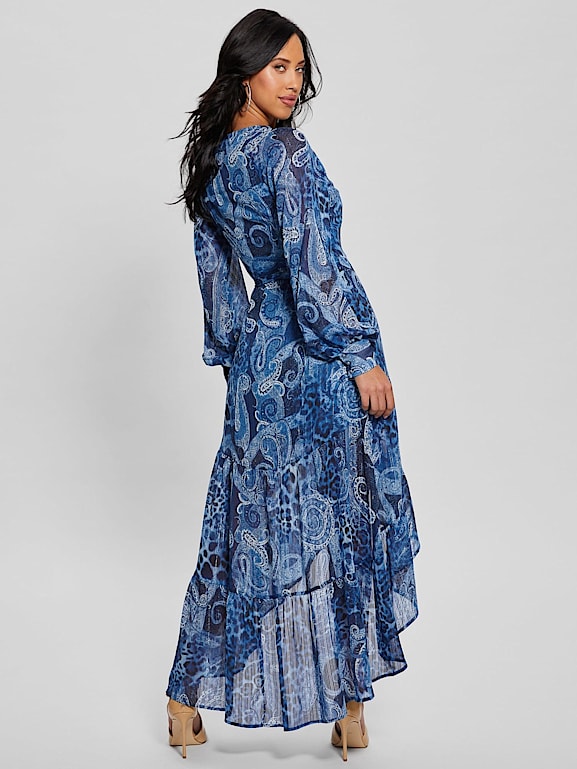 22.p.pretty様 GUESS® Długa sukienka z printem paisley Kobieta