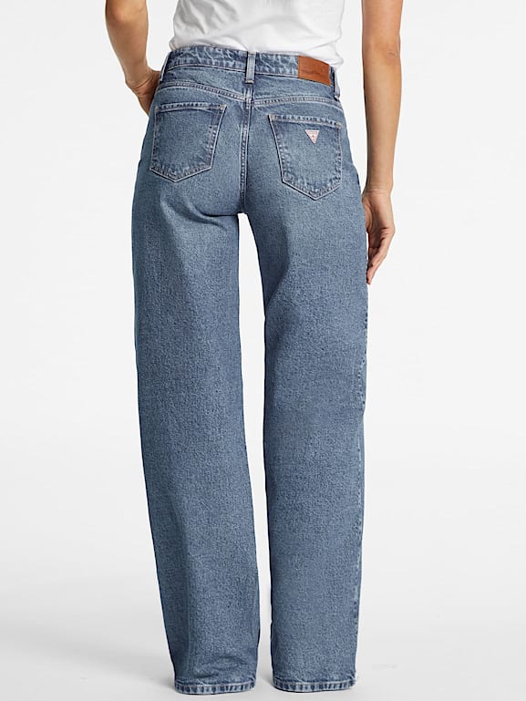 Guess BELLAGIO WIDE LEG - Vaqueros Boyfriend - Blau/azul
