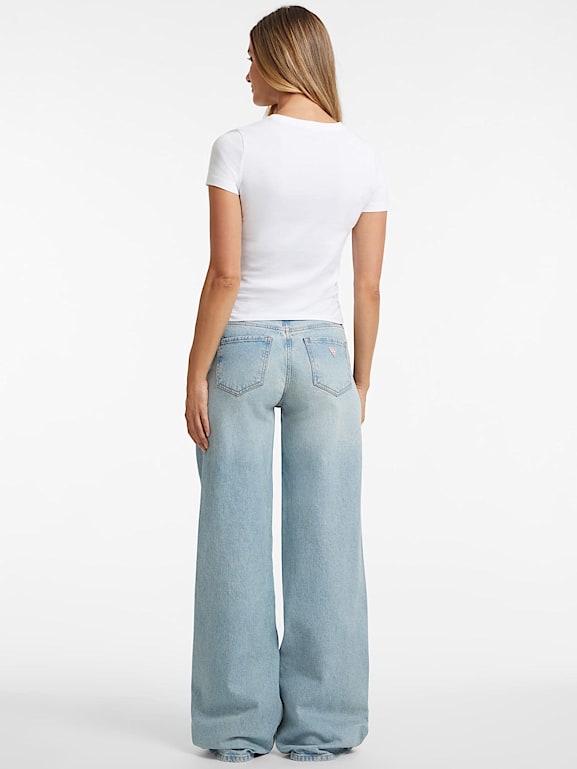 GUESS® Jeansy Fason Wide-Leg Model G11