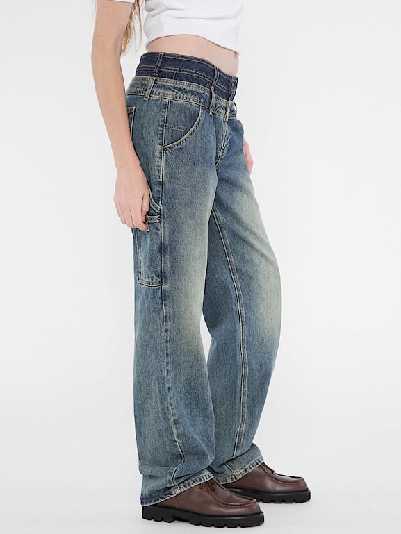 GUESS Originals Normal bel carpenter jean Kad n