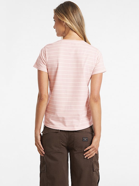 Camiseta guess mujer rayas on sale