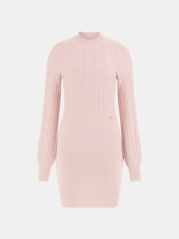 Pale pink sweater dress outlet