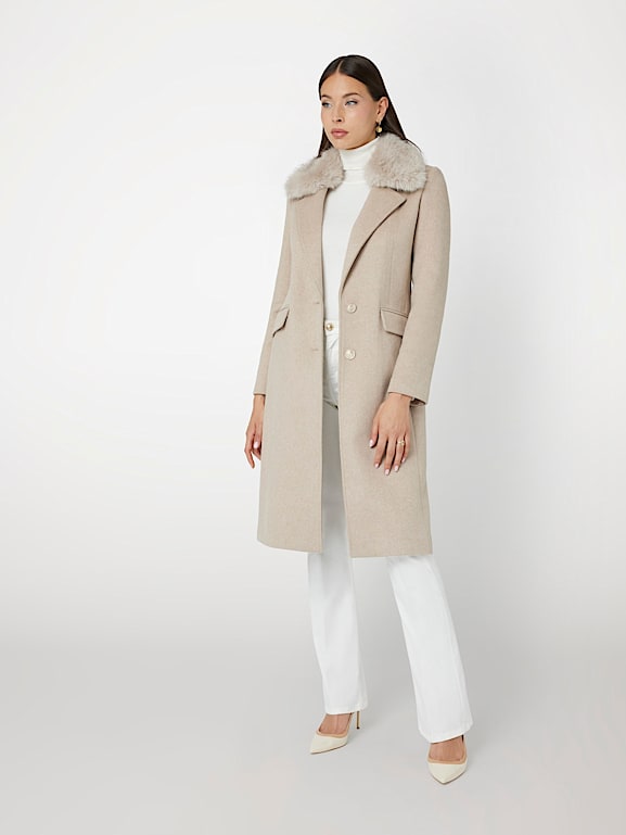 GUESS Wool blend coat Women