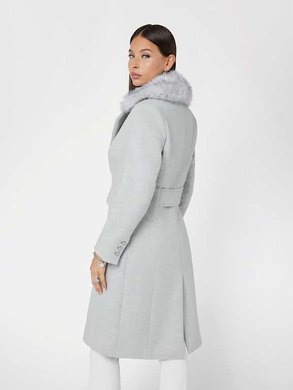 GUESS Wool blend coat Women