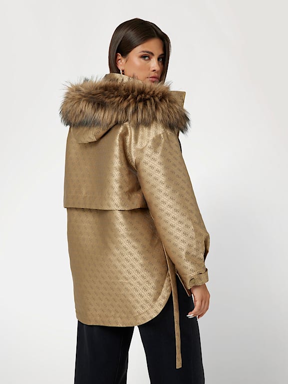 GUESS 4G logolu parka