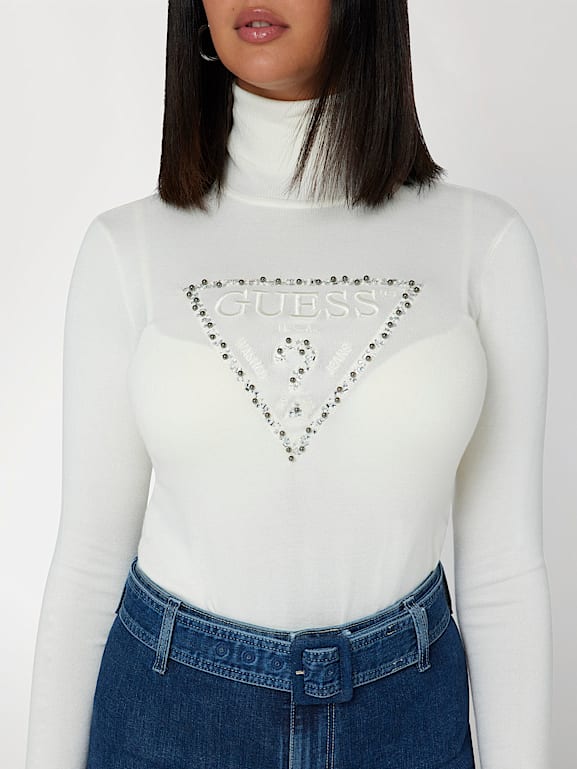 White guess sweater outlet