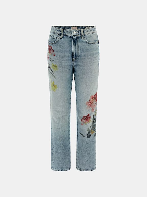 Guess floral jeans sale