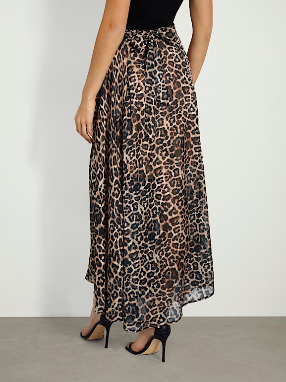 Leopard maxi skirt discount 50