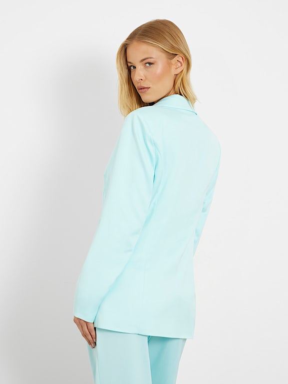 Turquoise on sale blazer womens