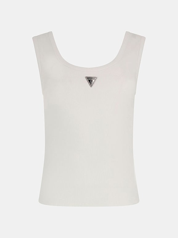 GUESS Rippstrick Tanktop Damen