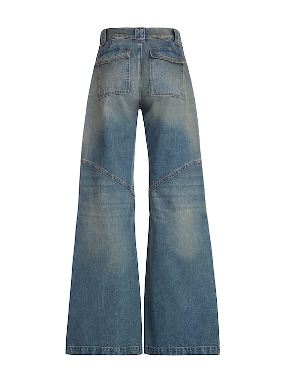 パンツ Guess usa low rise wide leg denim GUESS® Low rise wide leg denim pant