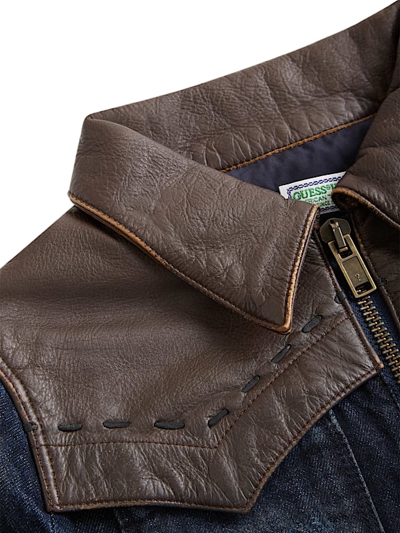 GUESS Color block denim jacket